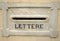 Antique letterbox