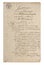 Antique manuscript with calligraphic text. Paper texture with ad