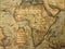 Antique map of Africa