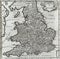 Antique map of Britain