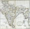 Antique map of Hindostan or India