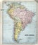 Antique Map of South America