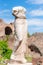 Antique marble headless statue of Vestal Vigin. House of Vestals at Roman Forum, Rome, Italy