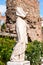 Antique marble headless statue of Vestal Vigin. House of Vestals at Roman Forum, Rome, Italy