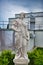 Antique monument of woman in Alleya Statuy of Ermitazh-Vyborg, Vyborg, Russia