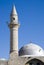 Antique mosque and moon