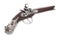 Antique musket on white background