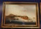 Antique Oil Painting Canvas Navigation Maritime Vessel Ships Yalong Bay Harbour Swedish East Indiaman Gustaf Adolph Landscape