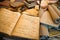 Antique Old Aged Books stacked