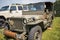 Antique Olive Drab Military Jeep