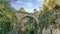 Antique Oluk Bridge across Kopru Irmagi creek in Koprulu Kanyon national park in Turkey