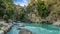 Antique Oluk Bridge across Kopru Irmagi creek in Koprulu Kanyon national park in Turkey