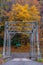 Antique One Lane Truss Bridge - Autumn / Fall Colors - West Virginia