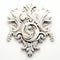 Antique Ornamental Design Art 3d Rendered Baroque Sculpture With Natural Symbolism