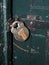 Antique padlock on jail cell door Kilmainham Gaol Jail Museum D