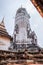 Antique pagoda and ruined sanctuary in Wat Putthaisawan