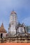 Antique pagoda and ruined sanctuary in Wat Putthaisawan