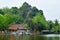 An antique Pagoda scenery in Hanoi