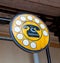 Antique phone sign