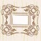 Antique picture frame