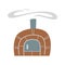 antique pizza oven drawing, vector