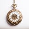 Antique Pocket Watch Inspired By Queen - Intricate Designs, Vintage Cinematic Look