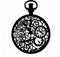 Antique Pocket Watch Silhouette