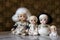 Antique porcelain dolls