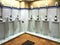 Antique Porcelain Urinals in Barcelona Public Toilet, Spain