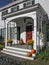 antique porch,autumn