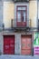 Antique Portuguese Architecture: Old Colorful Doors, Facade and