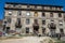 Antique Portuguese Architecture: Wrecked Building Facade in Oporto