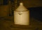 Antique Pottery Gallon Jug In Sepia Tone