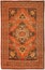 Antique Red Persian Iranian Carpet