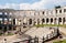 Antique Roman forum in Pula