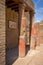 Antique Roman ruins of Herculaneum remaining after eruption of Vesuvius, Campania, Italy