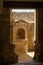 Antique Roman ruins of Herculaneum remaining after eruption of Vesuvius, Campania, Italy