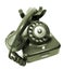 Antique rotary dial telephone