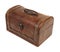 Antique rustic wooden box