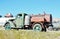 Antique rusty chevrolet gazoline truck