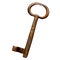 Antique rusty key