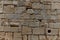 Antique sandstone brick wall