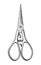 Antique scissors hand draw vintage style black and white clip art isolated on white background,Vintage scissors rare item