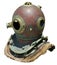 Antique scuba helmet