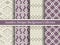 Antique seamless elegant purple tone background image collection