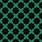 Antique seamless green background check star cross geometry star