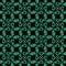 Antique seamless green background vine square spiral flower