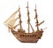 Antique ship as wooden model