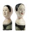 Antique shop wig stands