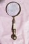 Antique silver magnifying glass
